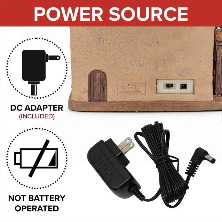 FG Square Christmas Village: Bethlehem Inn sparkle-castle