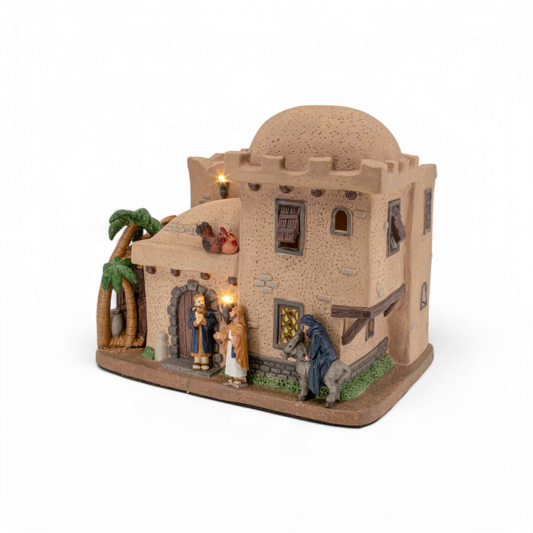 FG Square Christmas Village: Bethlehem Inn sparkle-castle