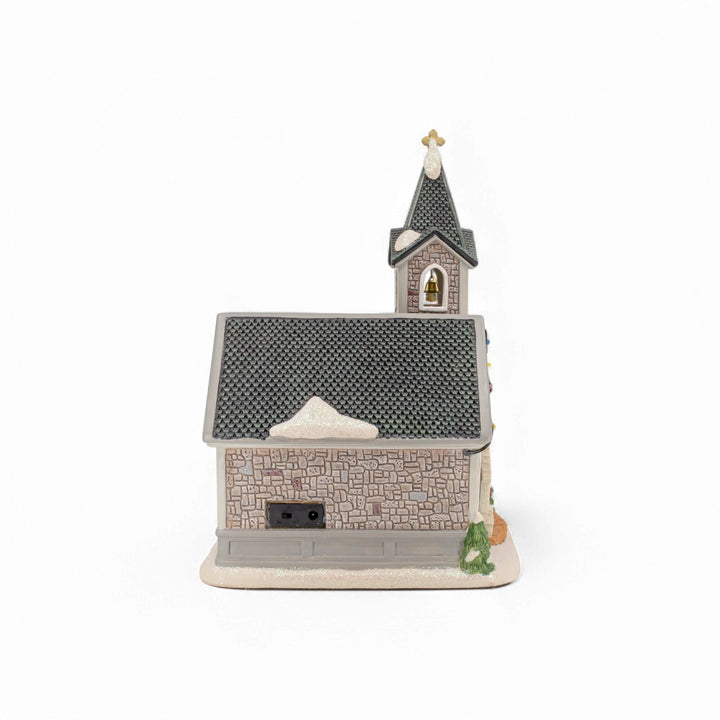 FG Square Christmas Village: Corner Cathedral sparkle-castle