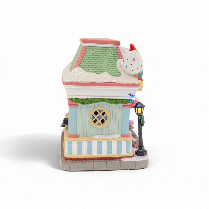 FG Square Christmas Village: Snowy's Ice Cream Parlor sparkle-castle