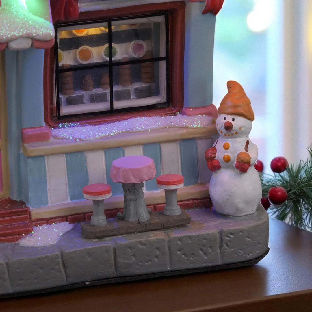 FG Square Christmas Village: Snowy's Ice Cream Parlor sparkle-castle