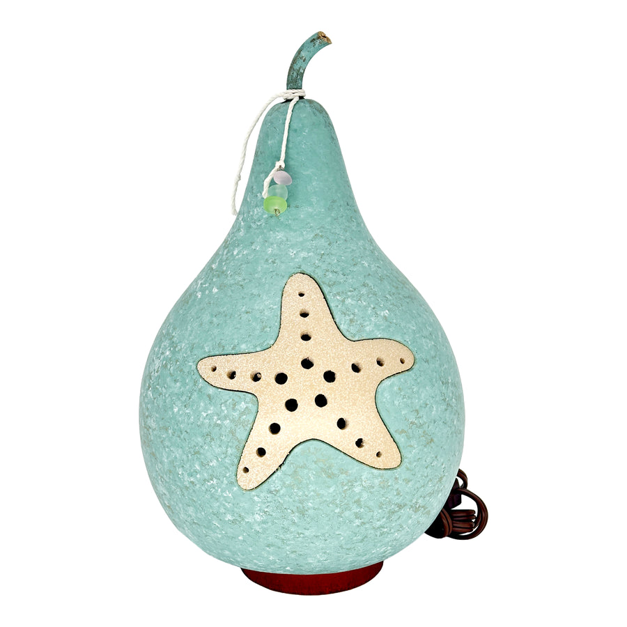 Meadowbrooke Gourds: Starfish Medium Lit Figurine sparkle-castle