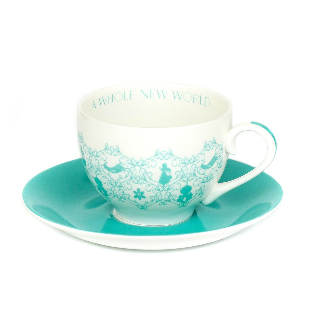 Disney English Ladies: Color Story Jasmine Decorative Cup & Saucer sparkle-castle