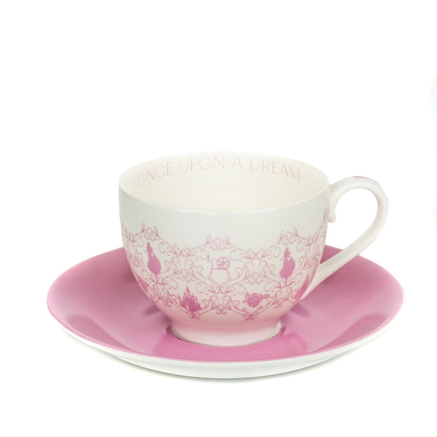 Disney English Ladies: Color Story Aurora Decorative Cup & Saucer sparkle-castle