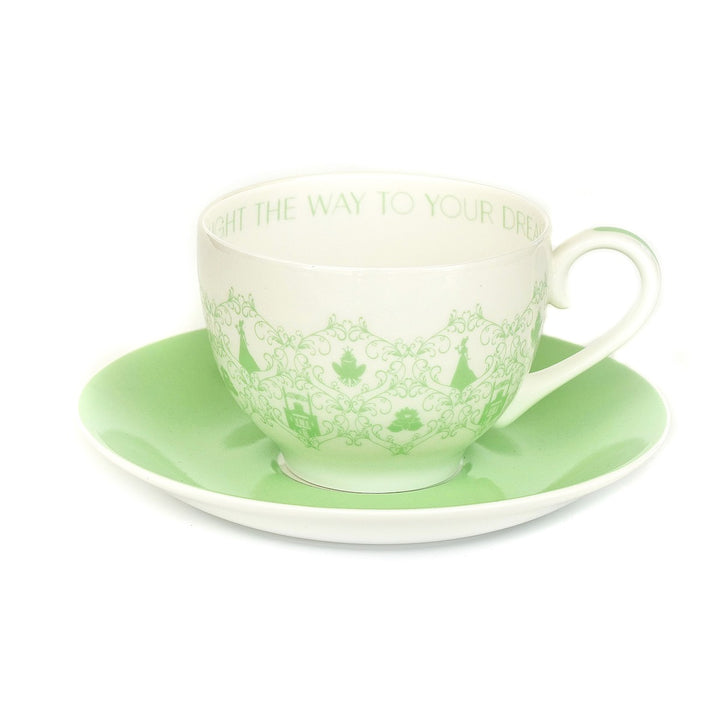 Disney English Ladies: Color Story Tiana Decorative Cup & Saucer sparkle-castle