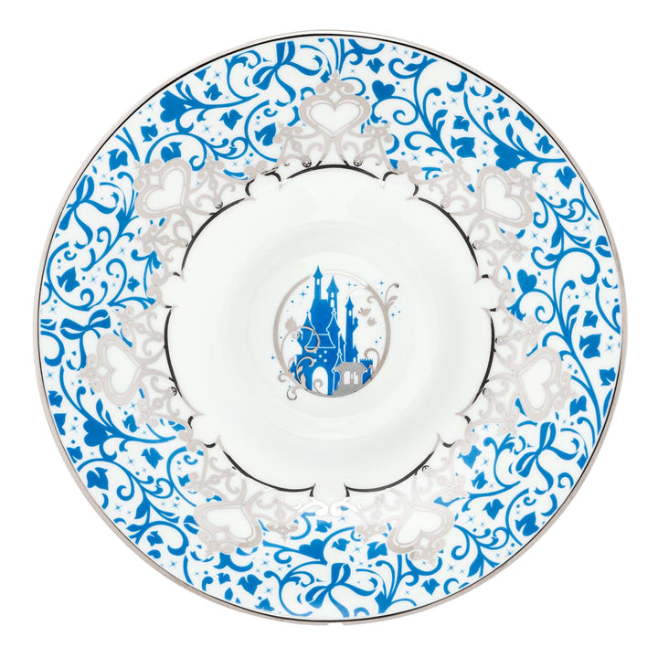 Disney English Ladies: Wedding Platinum Snow White Decorative Cup & Saucer sparkle-castle