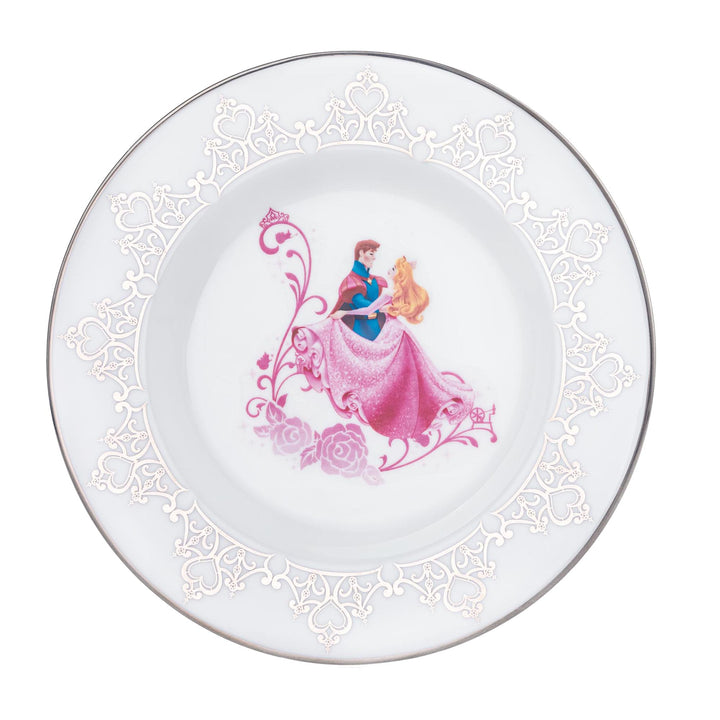 Disney English Ladies: Wedding Platinum Aurora 6" Decorative Plate sparkle-castle