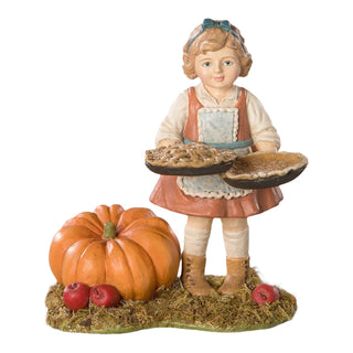 Bethany Lowe: Thanksgiving Patty Pie Maker Figurine sparkle-castle