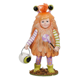 Bethany Lowe: Halloween Maddie Monster Trick-Or-Treat Figurine sparkle-castle