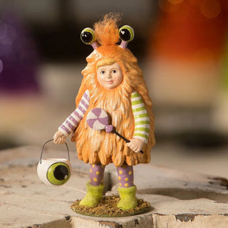 Bethany Lowe: Halloween Maddie Monster Trick-Or-Treat Figurine sparkle-castle