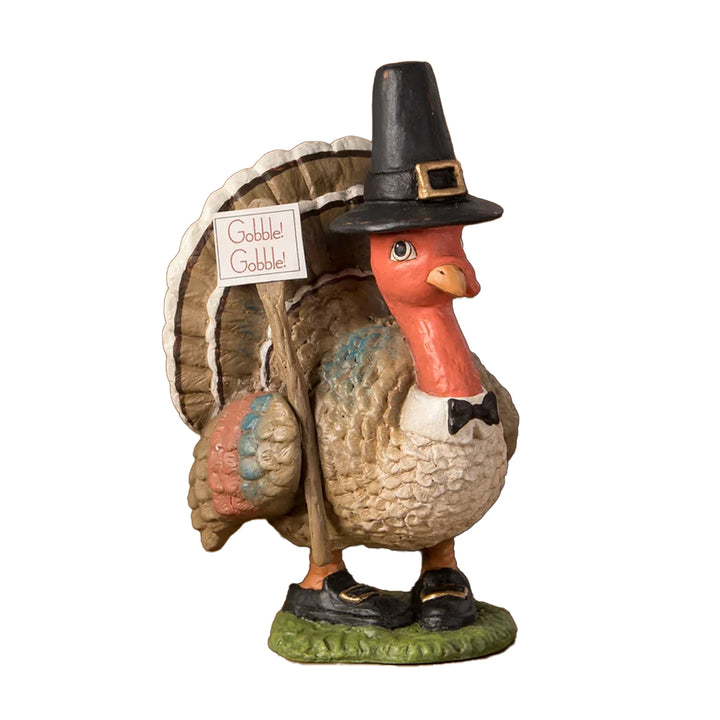 Bethany Lowe: Gobble Gobble Turkey Figurine sparkle-castle