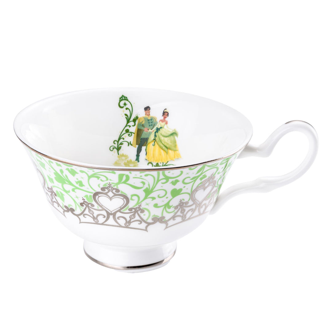 Disney English Ladies: Tiana Wedding Decorative Cup & Saucer sparkle-castle