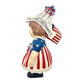 Bethany Lowe: Patriotic Betsy Large Figurine sparkle-castle