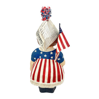 Bethany Lowe: Patriotic Betsy Large Figurine sparkle-castle