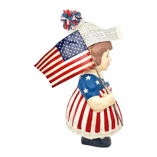 Bethany Lowe: Patriotic Betsy Large Figurine sparkle-castle