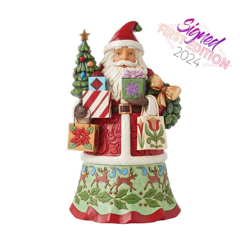 Jim Shore Heartwood Creek: Santa With Gifts Figurine - FIRST EDITION sparkle-castle