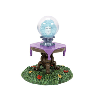 Department 56 Disney Snow Village Halloween Accessory: Madame Leota, Manifested sparkle-castle