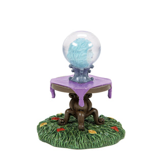 Department 56 Disney Snow Village Halloween Accessory: Madame Leota, Manifested sparkle-castle
