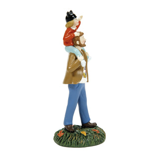 Department 56 Disney Snow Village Halloween Accessory: Visiting The Park, Set of 3 sparkle-castle