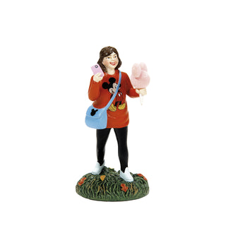 Department 56 Disney Snow Village Halloween Accessory: Visiting The Park, Set of 3 sparkle-castle