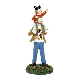 Department 56 Disney Snow Village Halloween Accessory: Visiting The Park, Set of 3 sparkle-castle