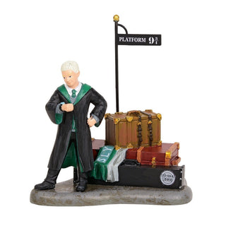Department 56 Harry Potter Village Accessory: Draco Waits at Platform 9 3/4 sparkle-castle