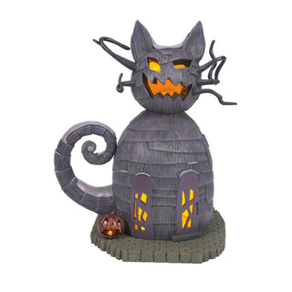 Department 56 Nightmare Before Christmas Village: The Cat House sparkle-castle