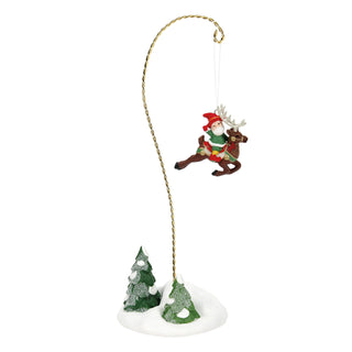 Department 56 North Pole Series Accessory: Elf Test Flight - Aerial sparkle-castle