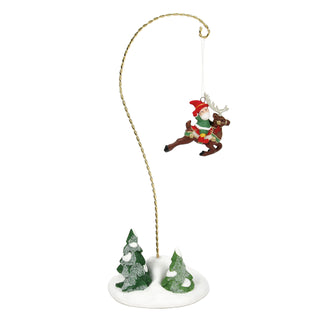Department 56 North Pole Series Accessory: Elf Test Flight - Aerial sparkle-castle