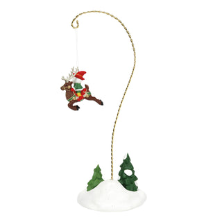 Department 56 North Pole Series Accessory: Elf Test Flight - Aerial sparkle-castle