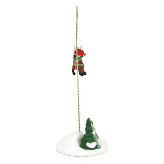 Department 56 North Pole Series Accessory: Elf Test Flight - Aerial sparkle-castle