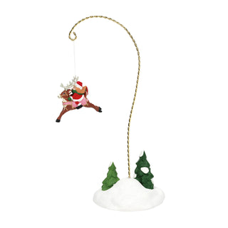 Department 56 North Pole Series Accessory: Elfette Test Flight - Aerial sparkle-castle