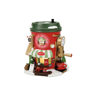 Department 56 North Pole Series: Bean Depot Espresso Co sparkle-castle