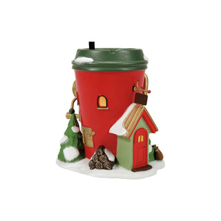 Department 56 North Pole Series: Bean Depot Espresso Co sparkle-castle