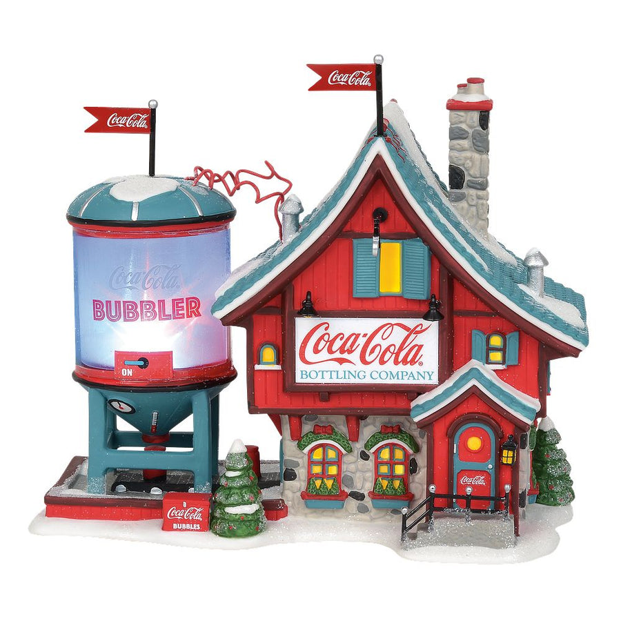 Department 56 North Pole Series: Coca-Cola Bubbler sparkle-castle