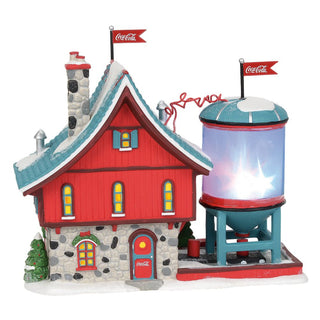 Department 56 North Pole Series: Coca-Cola Bubbler sparkle-castle