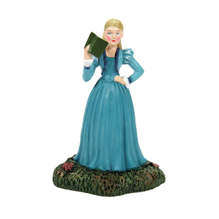 Department 56 Snow Village Halloween Accessory: Sleepy Hollow Katrina Van Tassel sparkle-castle