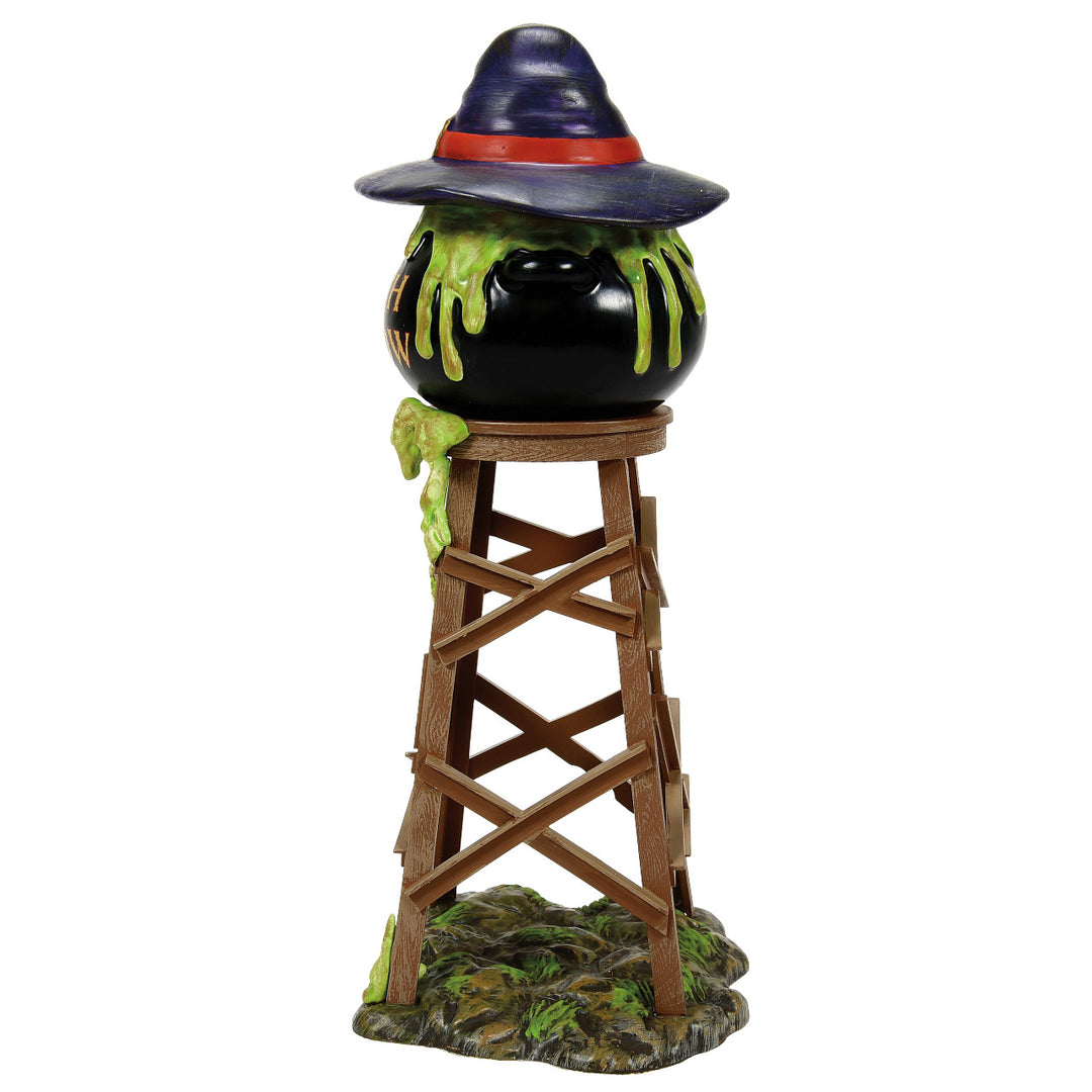 Department 56 Snow Village Halloween Accessory: Witch Hollow Water Tower