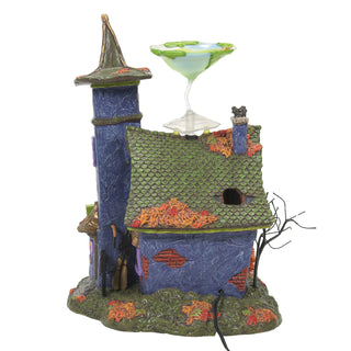 Department 56 Snow Village Halloween: Monstertini's Nightclub sparkle-castle