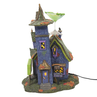 Department 56 Snow Village Halloween: Monstertini's Nightclub sparkle-castle