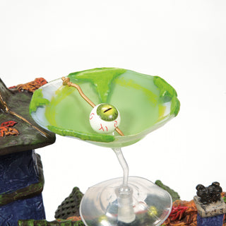 Department 56 Snow Village Halloween: Monstertini's Nightclub sparkle-castle