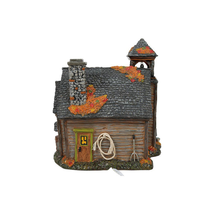 Department 56 Snow Village Halloween: Sleepy Hallow Schoolhouse sparkle-castle