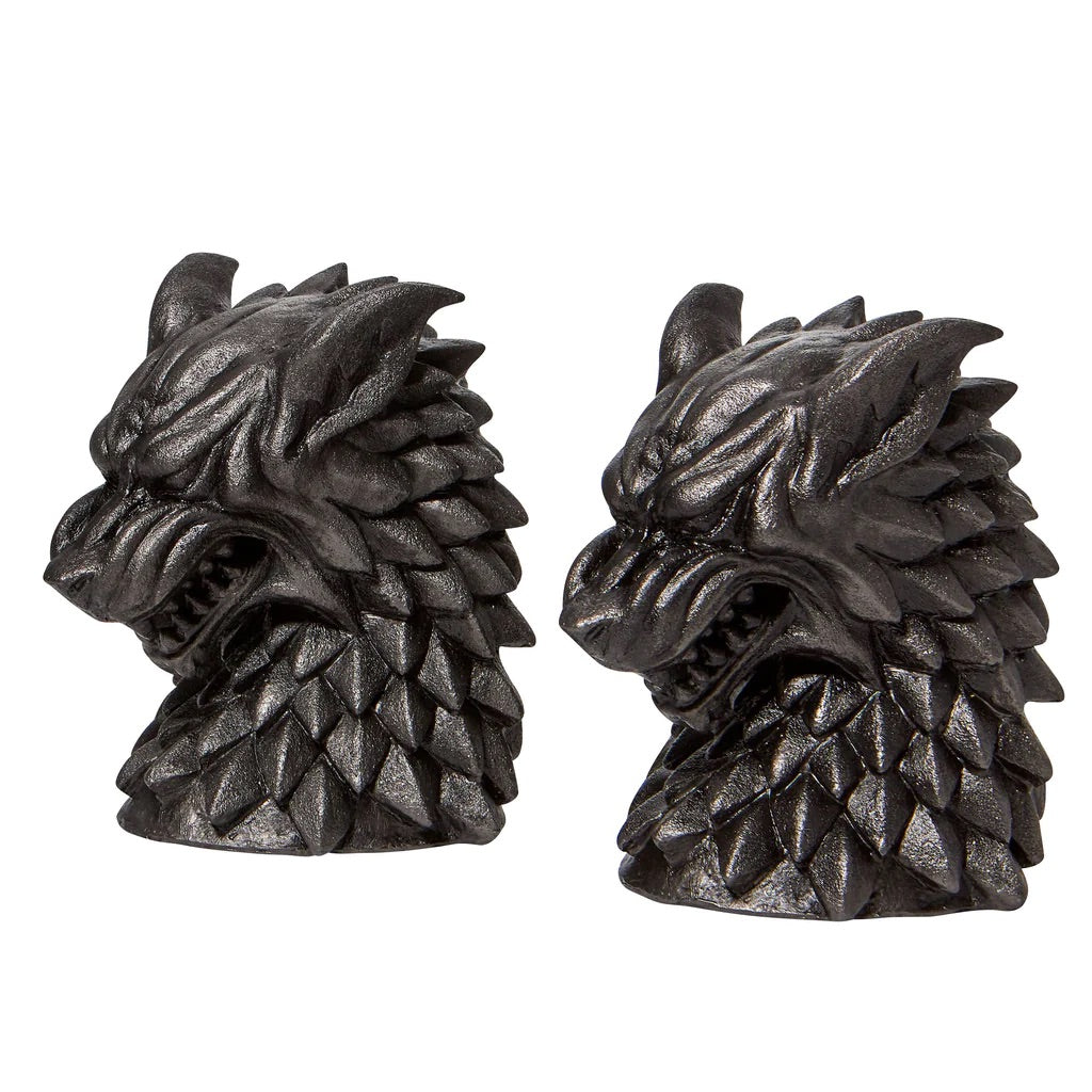 Department 56 Studio Brands: Game of Thrones House Stark Bookends sparkle-castle