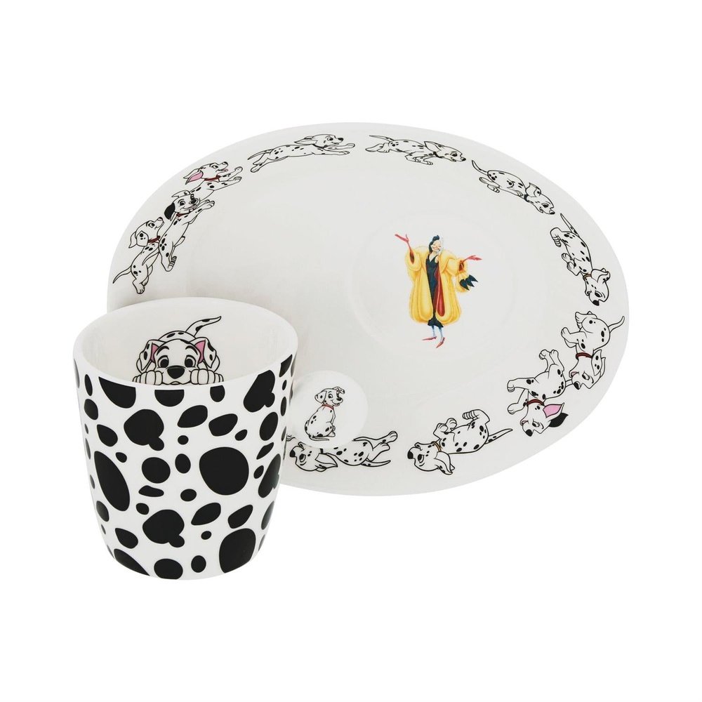 Disney English Ladies: 101 Dalmatians Decorative Cup & Saucer sparkle-castle