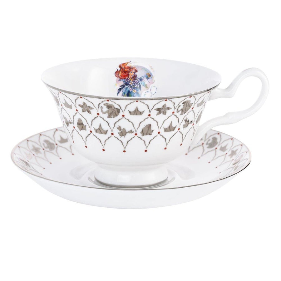 Disney English Ladies: D100 Ariel Decorative Cup & Saucer sparkle-castle