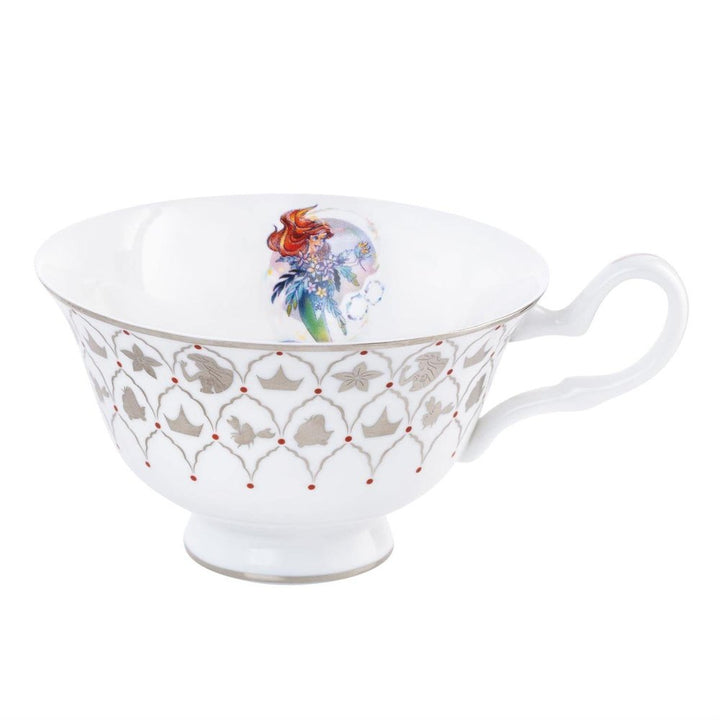 Disney English Ladies: D100 Ariel Decorative Cup & Saucer sparkle-castle