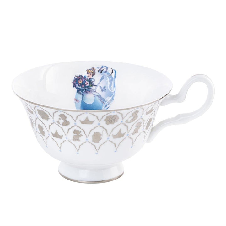 Disney English Ladies: D100 Cinderella Decorative Cup & Saucer sparkle-castle