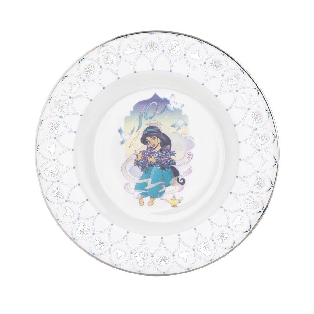 Disney English Ladies: D100 Jasmine 6" Decorative Plate sparkle-castle