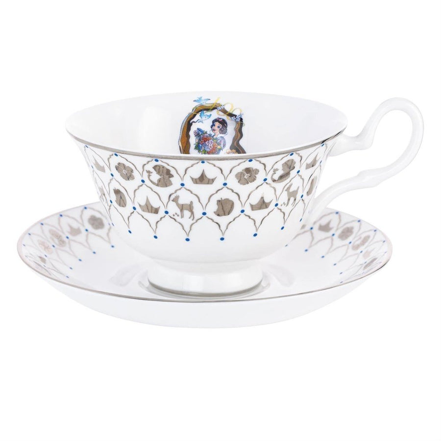 Disney English Ladies: D100 Snow White Decorative Cup & Saucer sparkle-castle