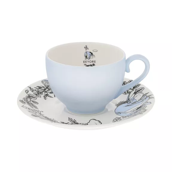 Disney English Ladies: Eeyor Decorative Cup & Saucer sparkle-castle